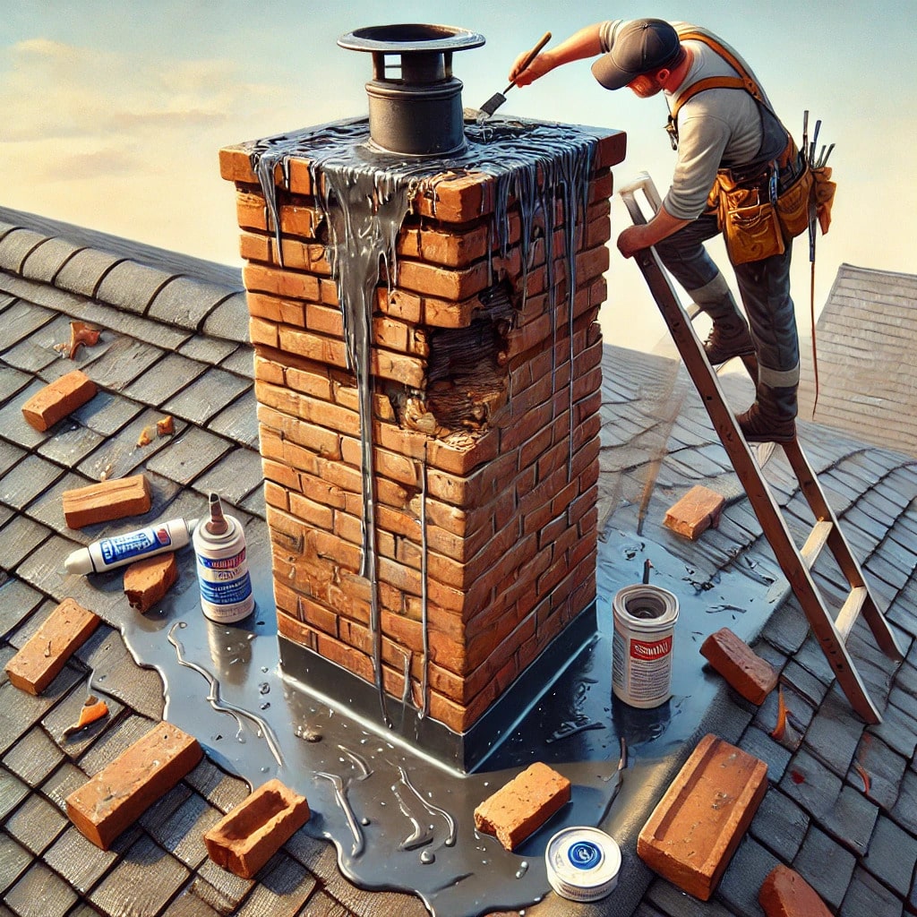Professional Chimney Leak Repair Golf IL - Expert Water Damage Prevention by Chimney Sweep Golf Illinois
